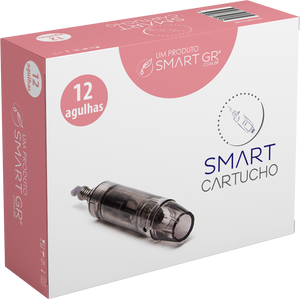 Cartucho Smart Derma Pen Preto 12 - Cx10 Smart GR