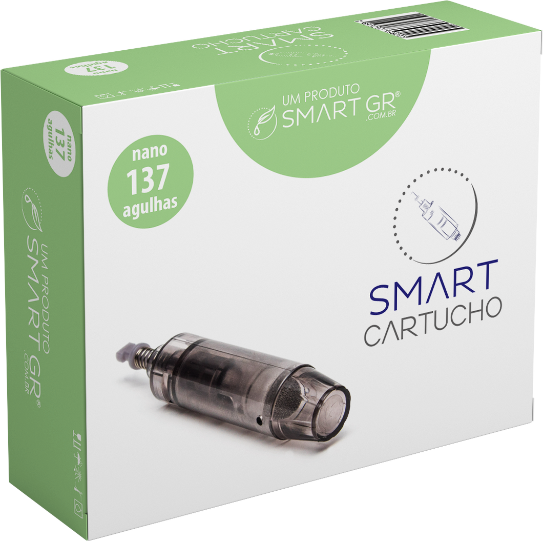 Cartucho Smart Derma Pen Preto 137 - Cx10 Smart GR